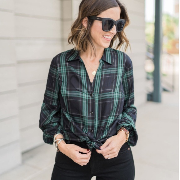 Cabi Plaid Button Longsleeve - Picture 4 of 4